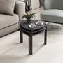 AUCUNE Mesa de centro apilable LENNY Ovalada Antracita